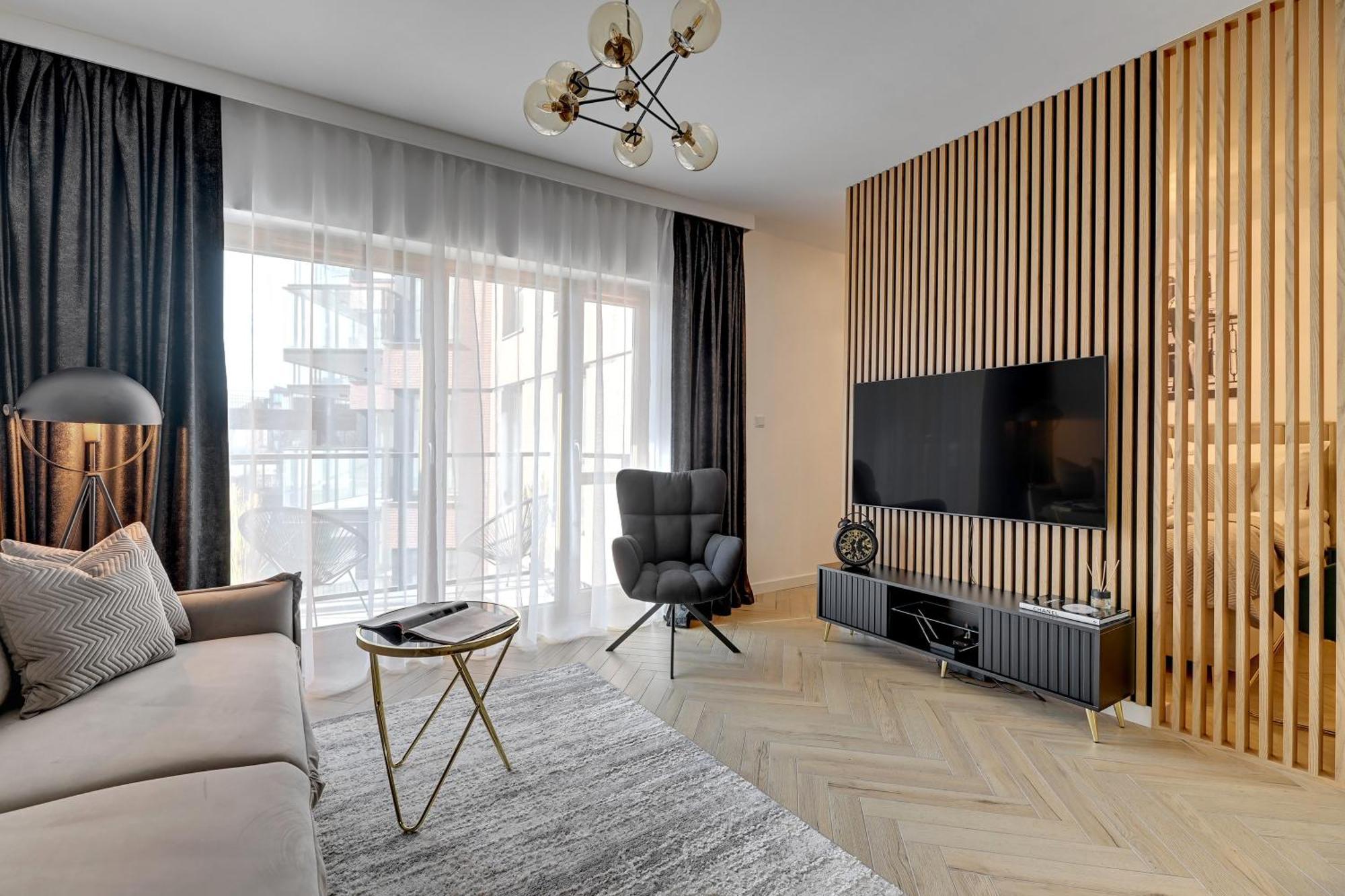Nadmotlawie Estate Gym, Sauna & Parking By Downtown Apartments Gdansk Exterior foto