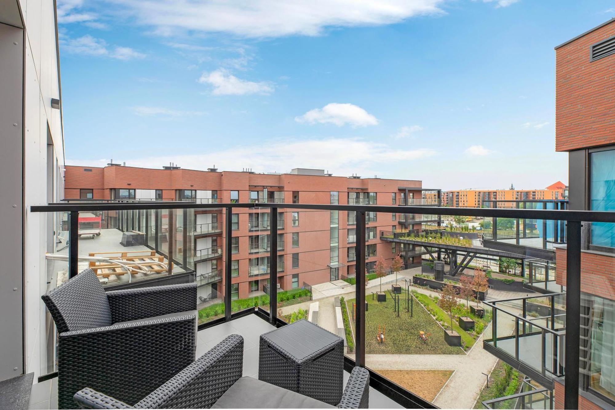 Nadmotlawie Estate Gym, Sauna & Parking By Downtown Apartments Gdansk Exterior foto