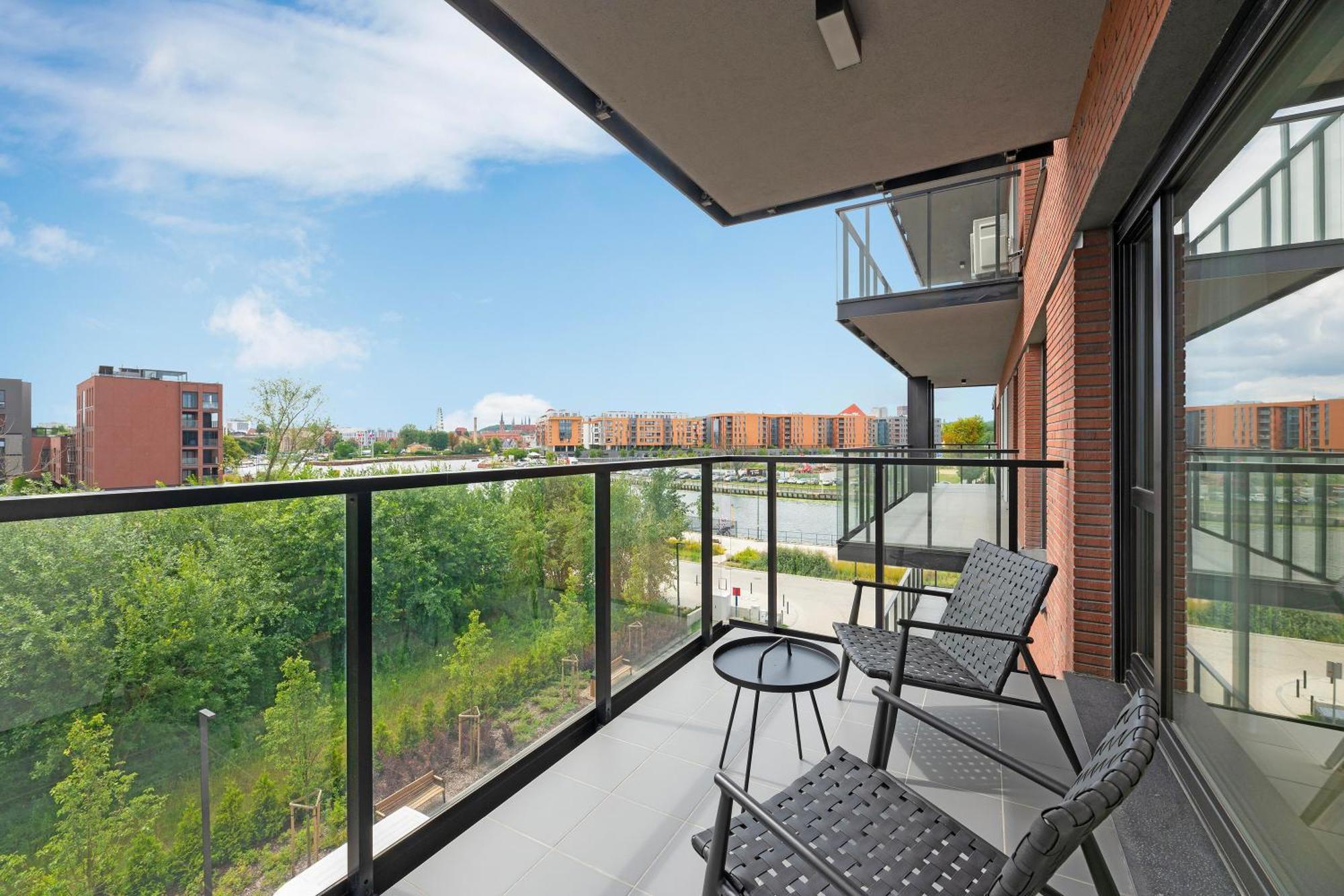 Nadmotlawie Estate Gym, Sauna & Parking By Downtown Apartments Gdansk Exterior foto