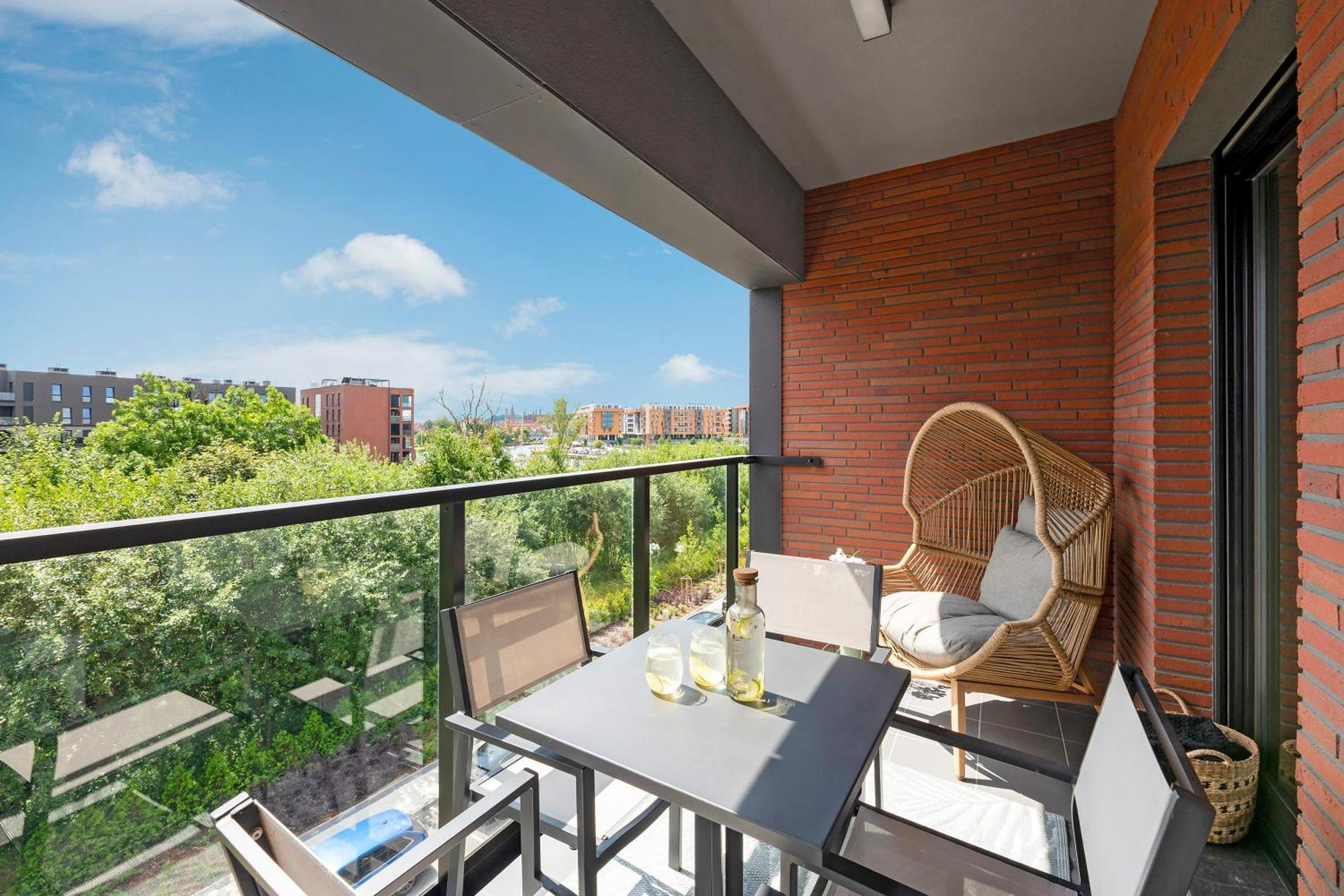 Nadmotlawie Estate Gym, Sauna & Parking By Downtown Apartments Gdansk Exterior foto