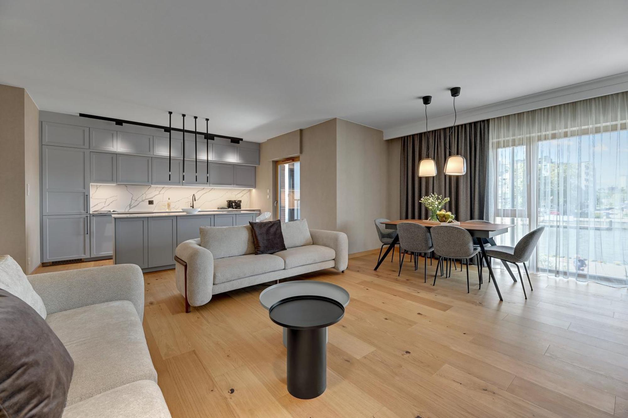Nadmotlawie Estate Gym, Sauna & Parking By Downtown Apartments Gdansk Exterior foto