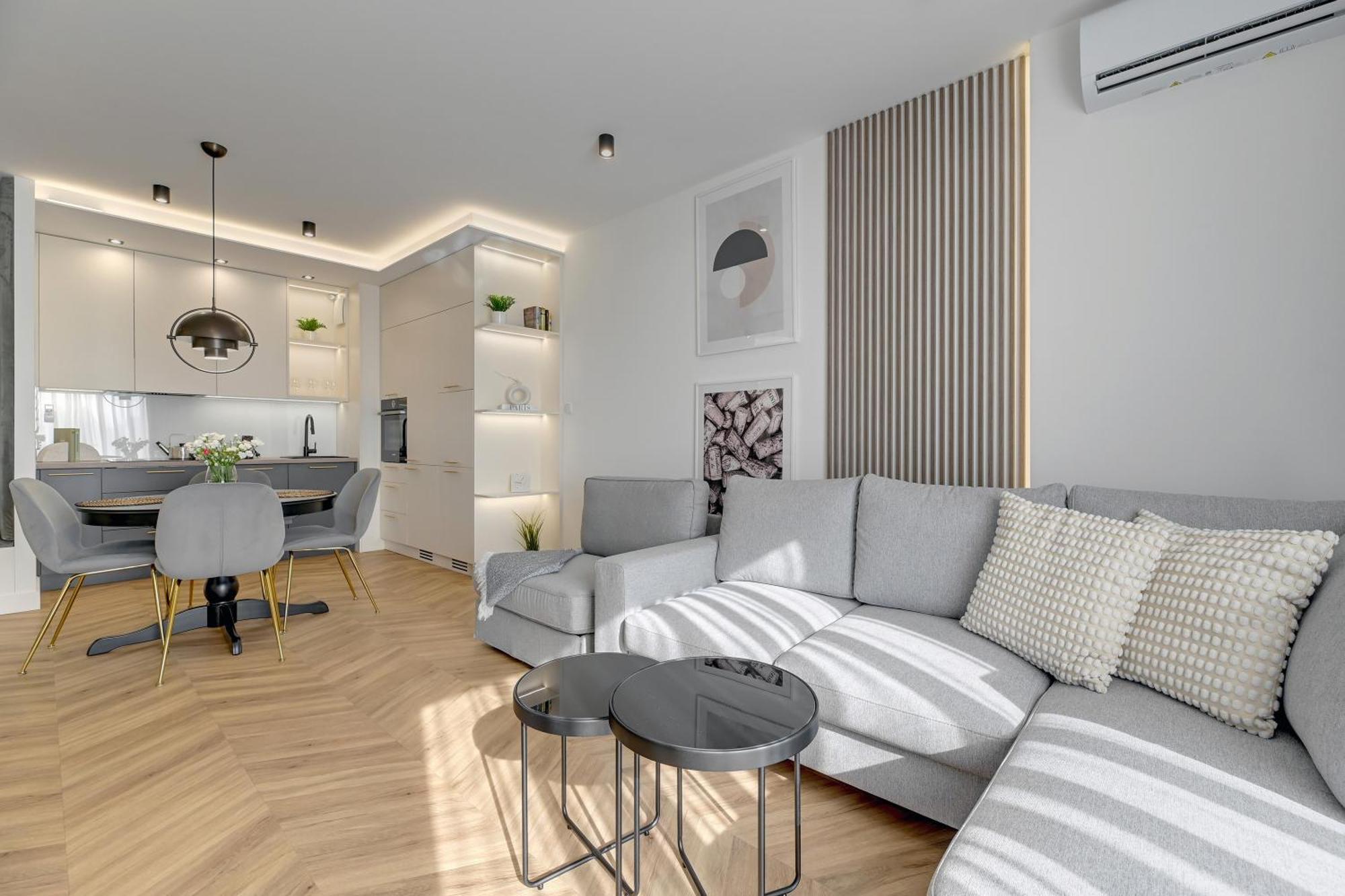 Nadmotlawie Estate Gym, Sauna & Parking By Downtown Apartments Gdansk Exterior foto